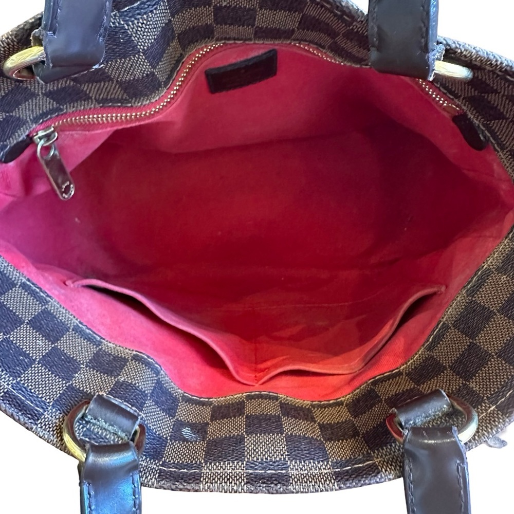 Louis Vuitton Cabas Roseberry Tote | Damier Ebene Canvas | Authentic - Picture 13 of 15